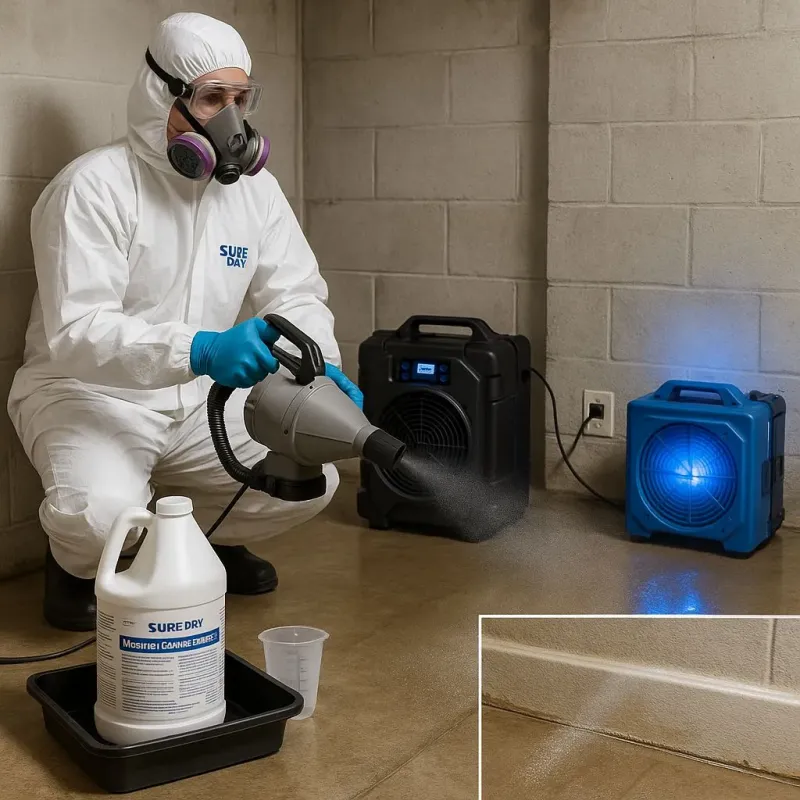 Sanitization and Odor Removal process in Brigantine, NJ